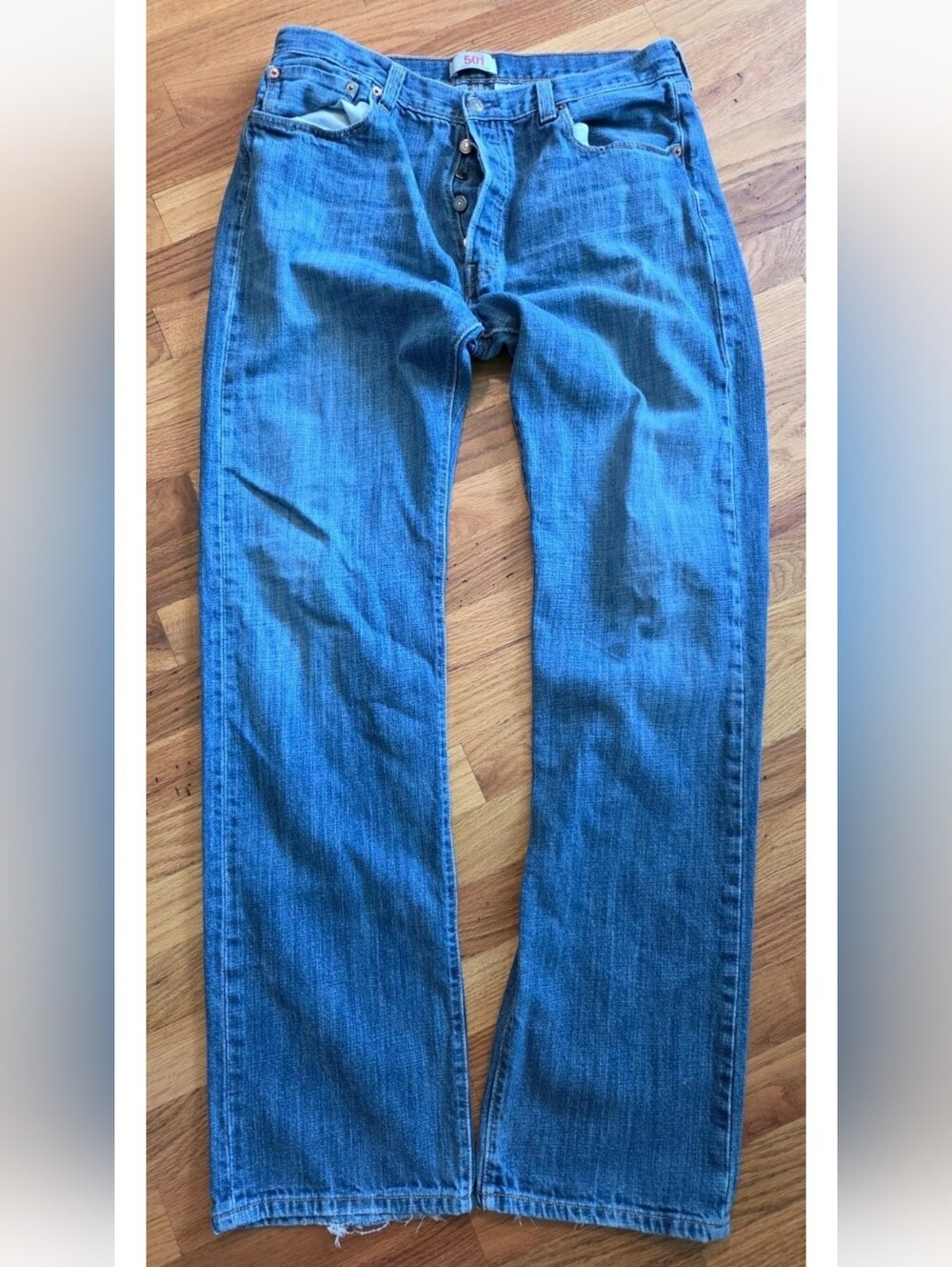 Vintage Levi's 501 Men's 36x36 Straight Leg Button Fly Jeans 2009 Y2k